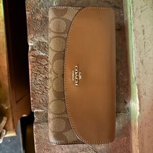 VTG Coach Brown Signature Wallet